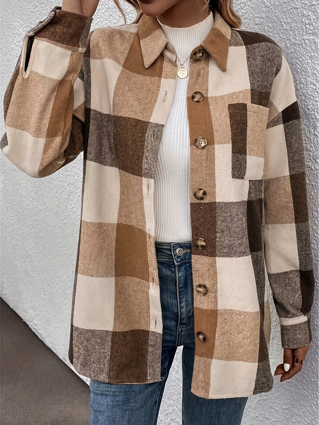 Chemise à Carreaux Femme