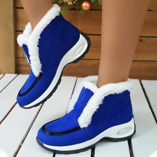 Bottes Hiver Femme – Plateforme Léopard