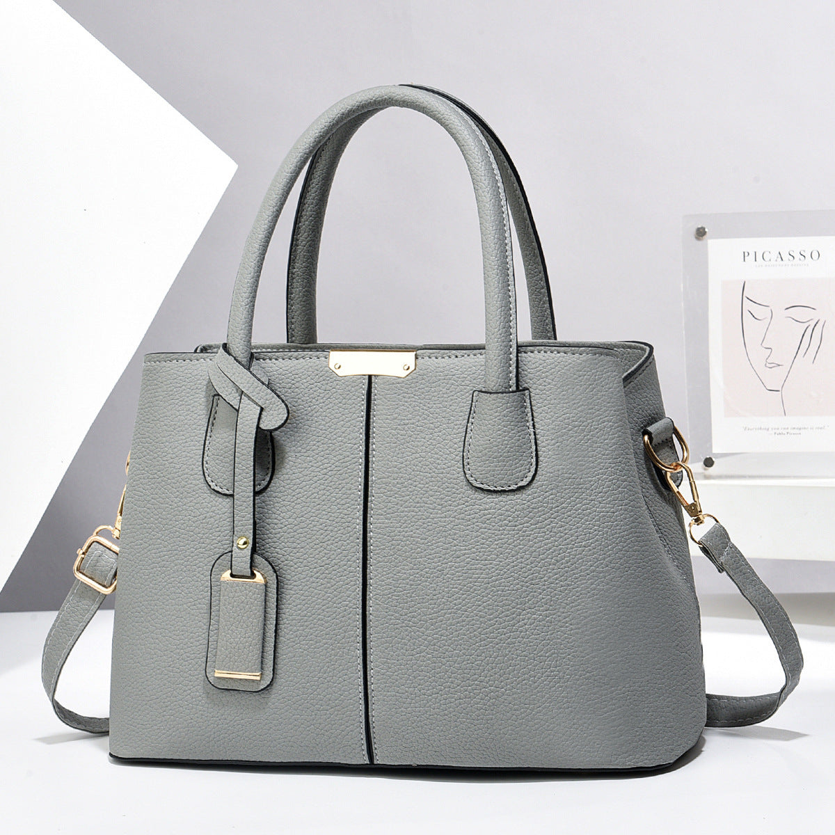 Sac Cabas Cuir PU Femme