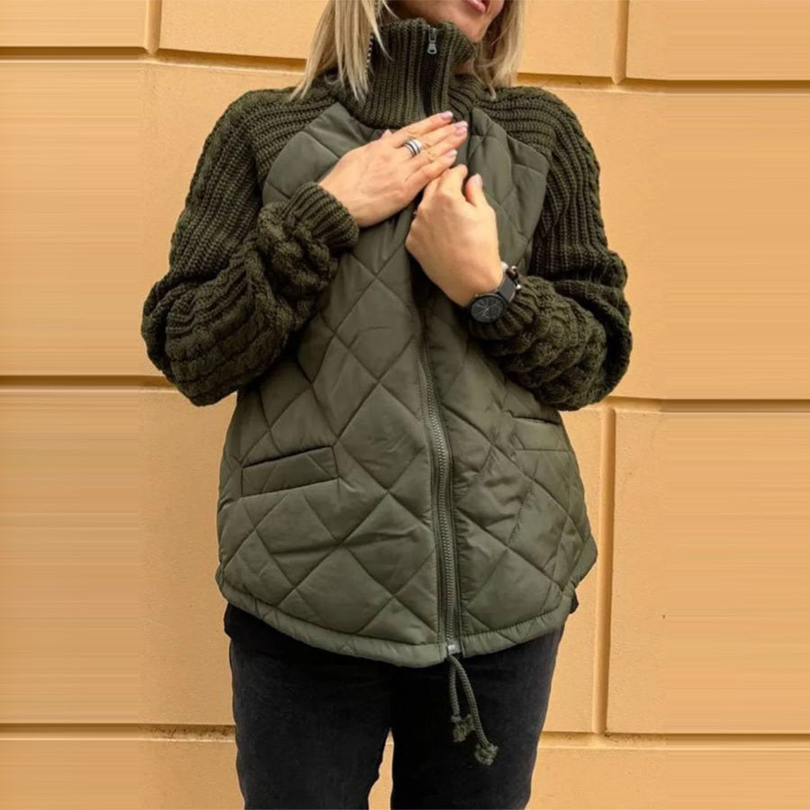 Doviora Nordic – Veste Hiver à Col Montant & Poches
