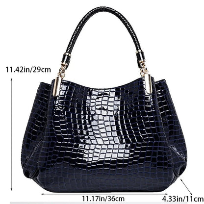 Sac Cabas Femme Effet Croco