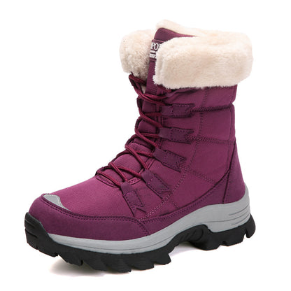 Doviora Neva – Bottes Neige Hautes Femme en Coton
