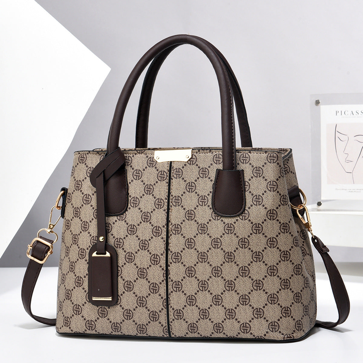 Sac Cabas Cuir PU Femme
