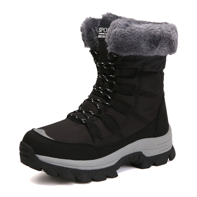 Doviora Neva – Bottes Neige Hautes Femme en Coton