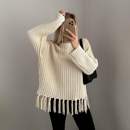Haut Tricoté Femme Uni & Décontracté