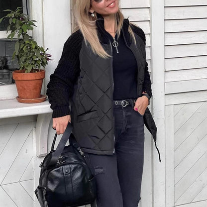 Doviora Nordic – Veste Hiver à Col Montant & Poches