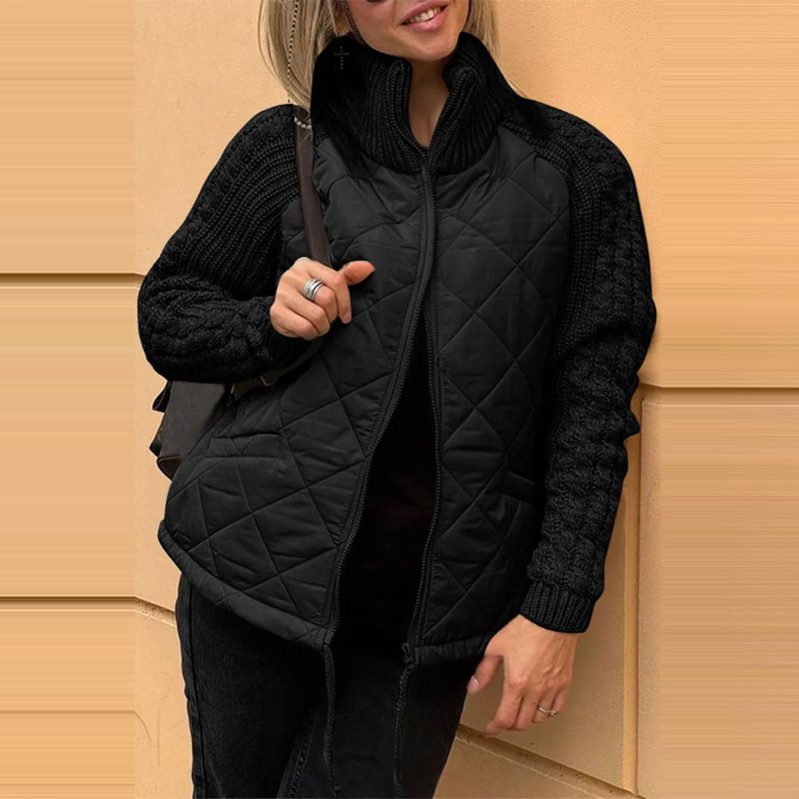 Doviora Nordic – Veste Hiver à Col Montant & Poches