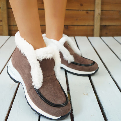 Bottes Hiver Femme – Plateforme Léopard